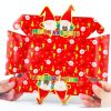 WorldBazaar Christmas Paper Food Trays 60pcs Disposable Snack Tray-2