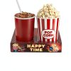 Movie Night Snack Trays 16pcs VELATYVIO Paper Popcorn Drink Holder-4
