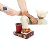 Movie Night Snack Trays 16pcs VELATYVIO Paper Popcorn Drink Holder-3