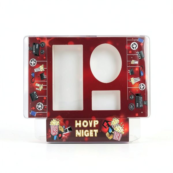 Movie Night Snack Trays 16pcs VELATYVIO Paper Popcorn Drink Holder-6