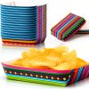 Mexican Taco Nights Food Trays 50pcs AsodSway Disposable Paper Holders-0