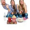 Movie Night Snack Trays 16pcs VELATYVIO Paper Popcorn Drink Holder-1